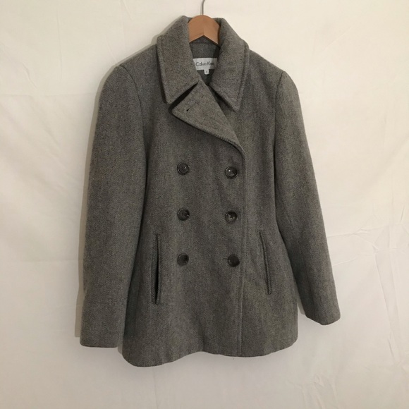 Grey Peacoat - Picture 2 of 4